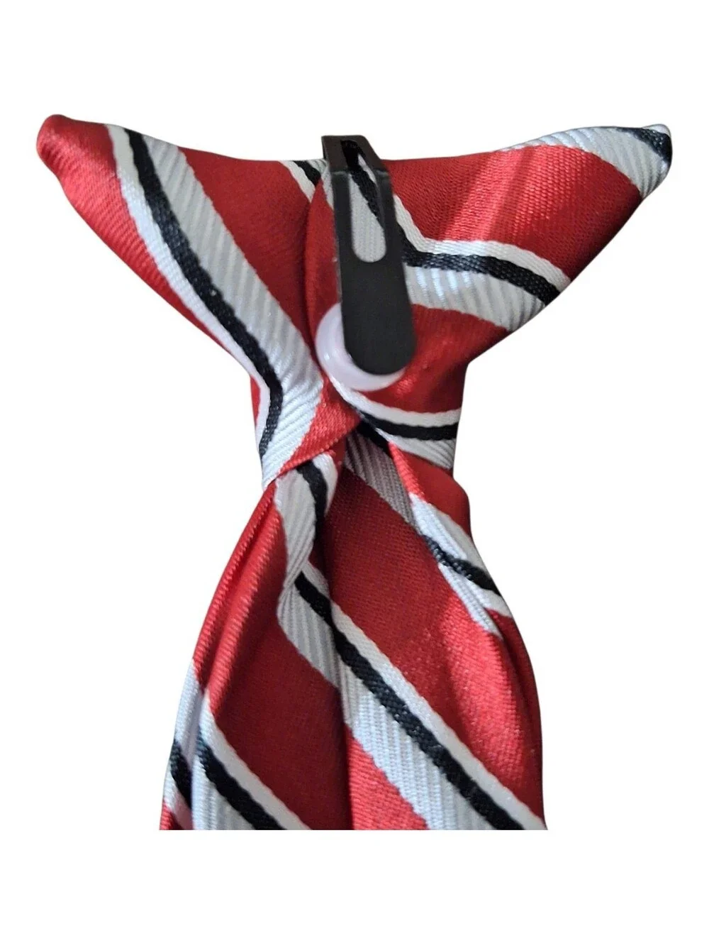 Classic Red Striped Boys Tie - Unbranded